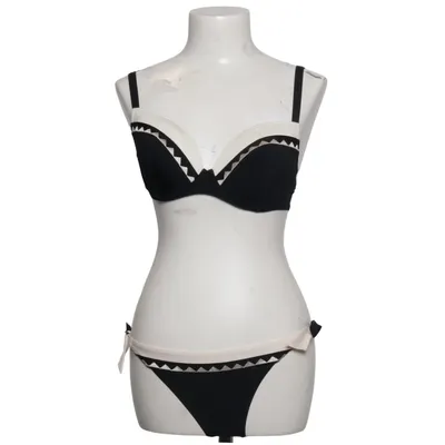 Bikini (Sort, Hvid) fra Marie Jo Elastan, Polyamid, Polyester