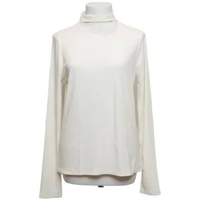 Polotröja (Vit) från Lands' End Elastan, Polyester, Viskos