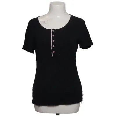 Henley shirt (Black) from Uncover Cotton, Elastane