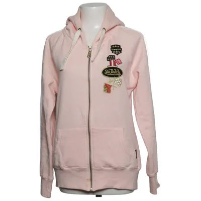 Hoodie (Pink) from Von Dutch Cotton, Polyester