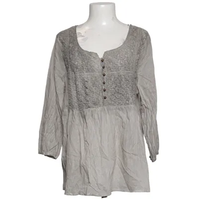Blouse (Gray) from Dotted Blue Cotton