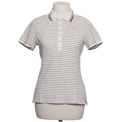 Poloshirt (Wit, Blauw) van Slam Katoen, Elastaan