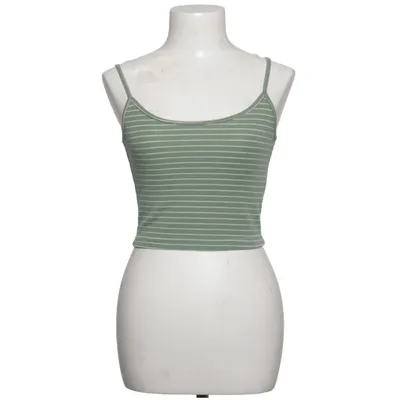 Crop Top (Grün, Weiß) von Dazy Elasthan, Polyester, Viskose