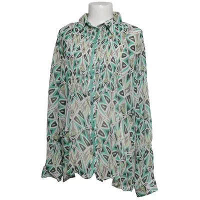 Blouse (Groen, Wit, Meerkleurig) van Ginalaura Polyester