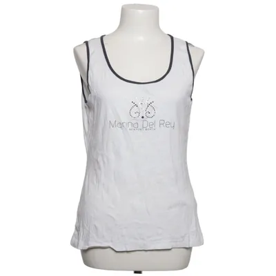 Tank Top (White, Blue) from Lisa Campione Cotton