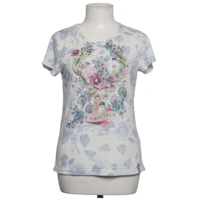 T-shirt (Vit, Blå) från Brandl Tracht Polyester, Viskos