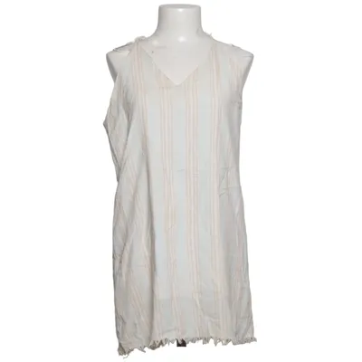 Robe de plage (Blanc, Beige) de Cage Coton, Viscose