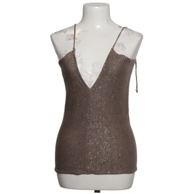 Tanktop (Bruin, Goud) van Beatrice San Francisco Organisch katoen