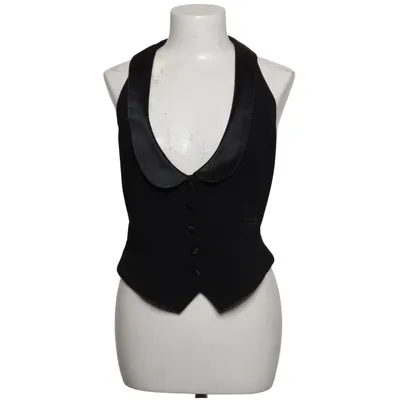 Gillet (Zwart) van Brigitte von Boch Acetaat, Polyester