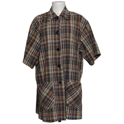 Short sleeve shirt (Blue, Brown, Multicolored) from Avitano Cotton, Elastane, Polyester