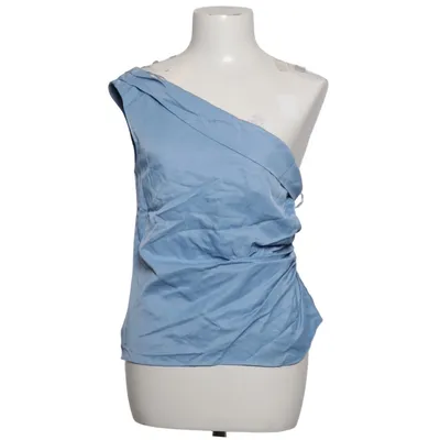 Top (Blå) fra Zara Bomuld, Metallfiber, Viscose