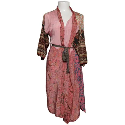 Morgenkåbe (Pink, Brun, Flerfarvet) fra Ibiza Flower Polyester, Silke