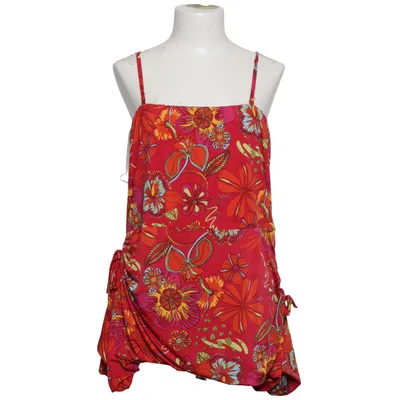 Klänning (Röd, Flerfärgad) från Coline Elastan, Polyester