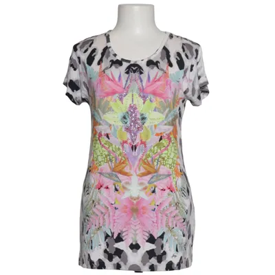T-shirt (Vit, Flerfärgad) från Fuego Woman Elastan, Viskos