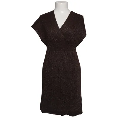 Kjole (Brun) fra Miss Swan Akryl, Metallfiber, Uld