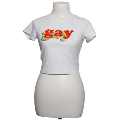 T-shirt (Blanc, Multicolore) de Cherry Kitten Coton, Élasthane