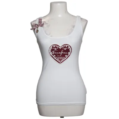 Tank Top (White, Red) from My Hailys Cotton, Elastane