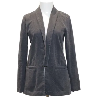 Kofta (Grå) från Lana Elastan, Ekologisk bomull