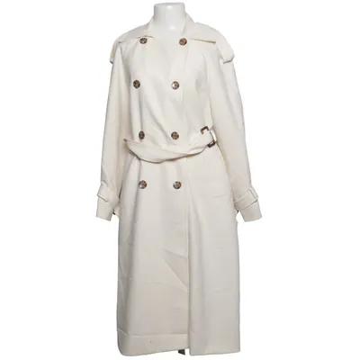 Trenchcoat (Vit) från Attentif Elastan, Polyester, Viskos