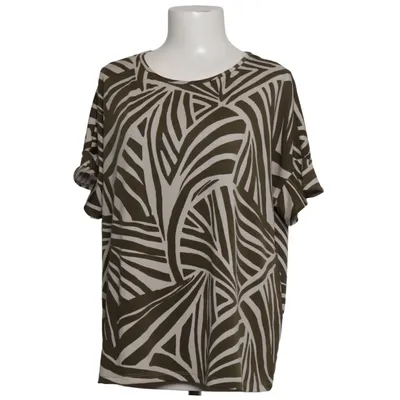 Topp (Grön, Beige) från Kim & Co Elastan, Polyester