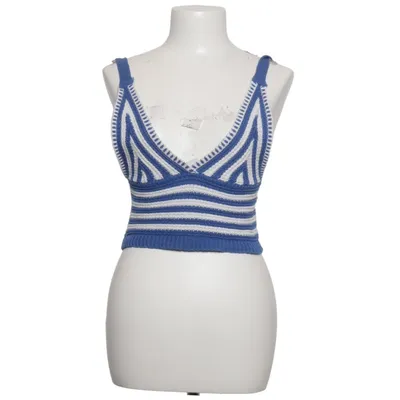 Crop top (Blå, Hvid) fra Costes Atelier