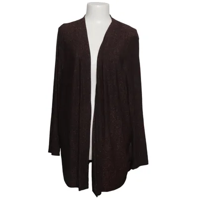 Cardigan (Brun, Flerfarvet) fra Mona Elastan, Metallfiber, Polyester, Viscose