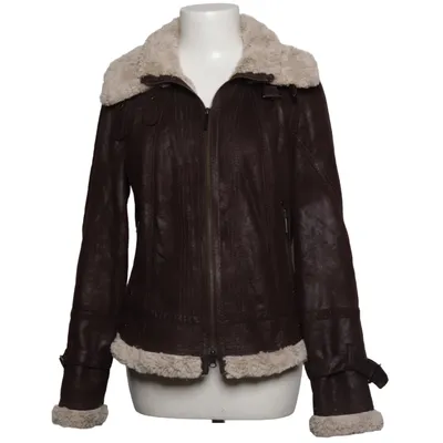Shearlingjakke (Brun) fra Olsen Polyester