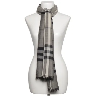 Scarf (Gray, Black, White) from Burberry