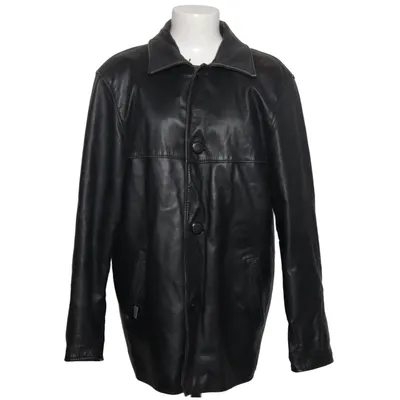 Leather coat (Black) from Skinnwille