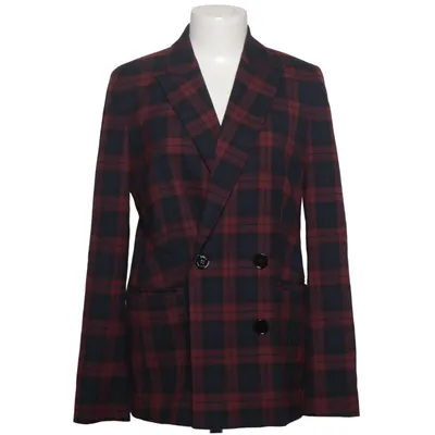 Blazer (Blau, Rot) von Jake*s Collection Elasthan, Polyester, Viskose, Wolle