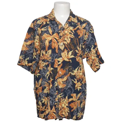 Short sleeve shirt (Blue, Yellow, Brown) from Redefined Rebel Cotton