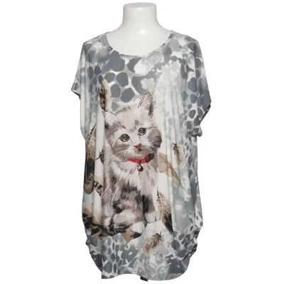 Top (Gray, White, Multicolored) from Etoile Elastane, Polyester