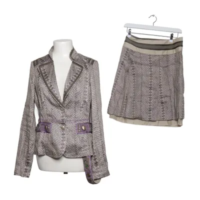 Skirt suit (Gray, Purple, Beige) from Orwell Linen, Polyamide, Viscose