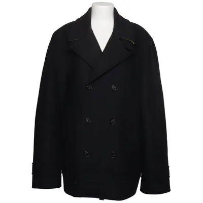 Caban (Noir) de Helmut Lang Coton, Lin, Polyamide, Viscose, Laine
