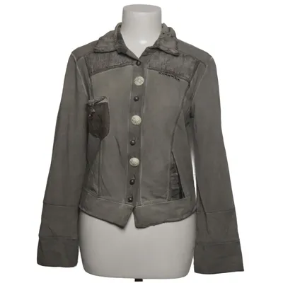 Jacke (Grau) von Bottega Baumwolle, Elasthan