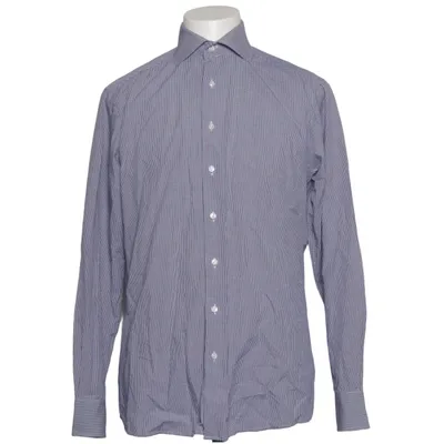 Overhemd (Blauw, Wit) van Alveare Katoen