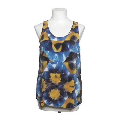 Top (Blauw, Geel, Meerkleurig) van SABA Zijde, Viscose
