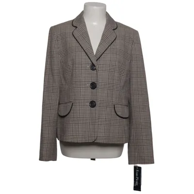 Blazer (Beige, Brown) from Evan-Picone Polyester, Viscose