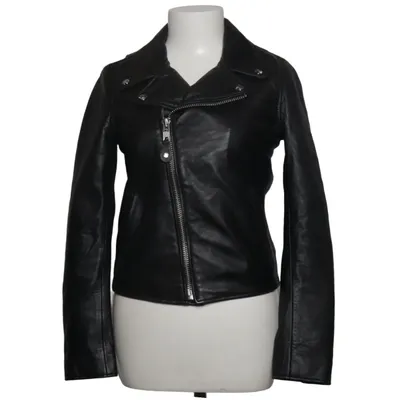 Veste de motard (Noir) de Schott NYC Coton, Cuir, Polyester