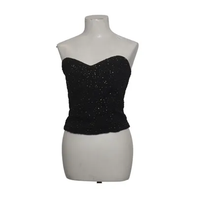 Tube top (Zwart, Goud) van Gina Bacconi Polyester