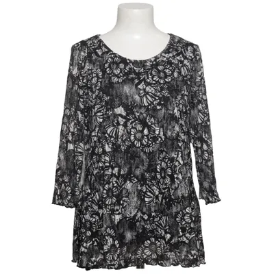 Blouse (Black, White) from Simon Jeffrey Elastane, Polyester