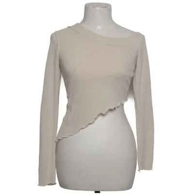 Trui (Beige) van Bershka Katoen, Polyester