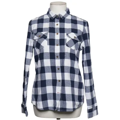 Flanellen overhemd (Blauw, Wit) van Crew Clothing Co. Katoen