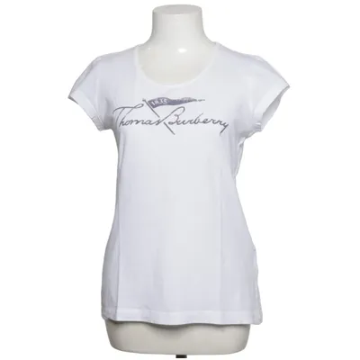 T-shirt (Hvid) fra Thomas Burberry Bomuld