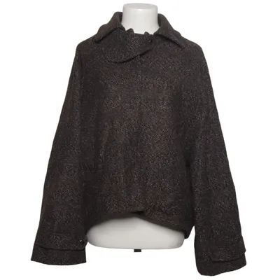 Jacket (Brown, White) from Edited Cotton, Polyamide, Recycled polyester, Wool