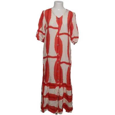 Blousejurk (Rood, Beige) van Lily Rose Viscose