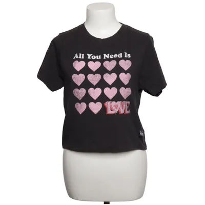 T-shirt (Zwart, Roze) van The Beatles Katoen, Elastaan