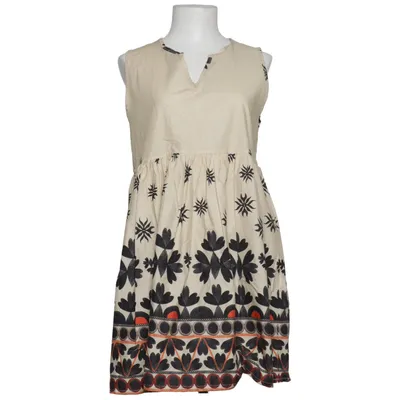 Dress (Beige, Black, Orange) from Varco Auspicius Cotton