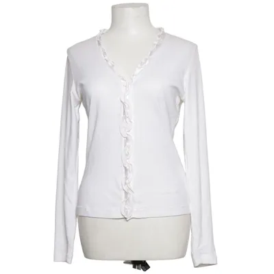 Cardigan (White) from Taifun Collection Cotton, Polyester