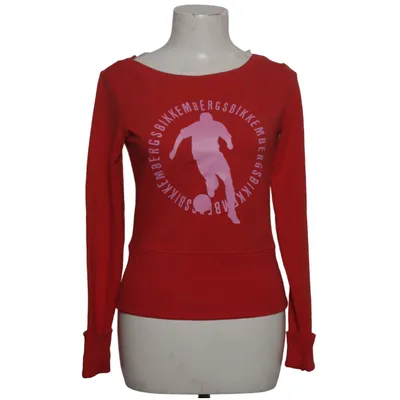 Lange mouwen shirt (Rood) van Bikkembergs Katoen, Elastaan, Polyester